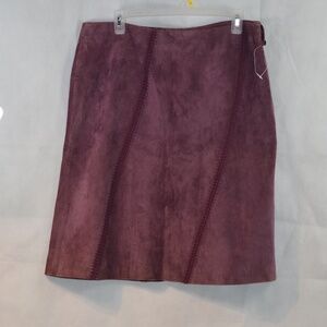 Cabelas Suede Skirt SZ 14 NEW